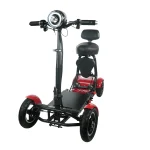 MS-3000FoldableMobilityScootersRed